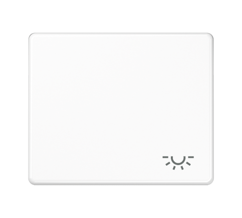 Клавиша для выключателя с символом "освещение"; белая  SL590LWW  Jung