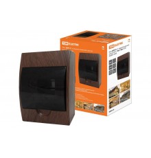 Бокс пластиковый навесной ЩРН-П-6 модулей  IP41 "Эко" (бук)   SQ0901-0020  TDM