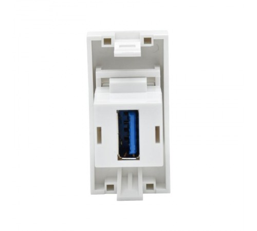 PRIMER РКЮ-10-00-П Розетка USB A 3.0 (1 мод.) бел.  PR-KK40D-RU-0-1-A3-K01  IEK