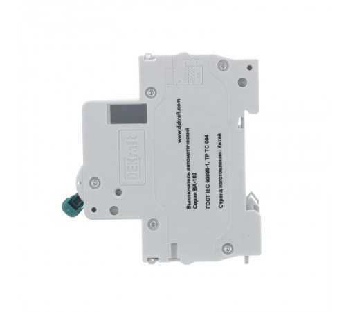 Выключатель автоматический трехполюсный ВА-103 3Р 25А характеристика C 6кА  12307DEK  DEKraft