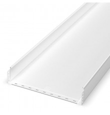 Лоток неперфорированный Стандарт 500х100х3000 (1,0 мм) RAL 9003 (6 м/уп)  PR16.10313  Промрукав