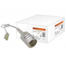Патрон подвесной с клеммной колодкой Е27 белый  SQ0335-0023  TDM