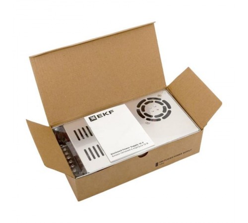 Блок питания намонтажную панель 500Вт,Uвх ~ 220 В AC m, Uвых - 12 В DC постоянного тока  MPS-500W-12  EKF