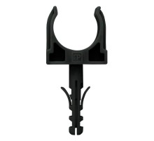 Крепеж-клипса с дюбелем черная д32 в малой упаковке (10шт/450шт уп/кор)  PR13.0306  Промрукав