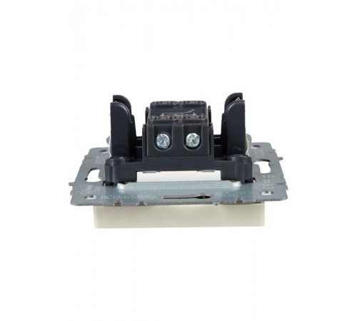 BRITE Выключатель 1-клавишный с индикацией 10А ВС10-1-1-БрКр бежевый  BR-V10-1-10-K10  IEK