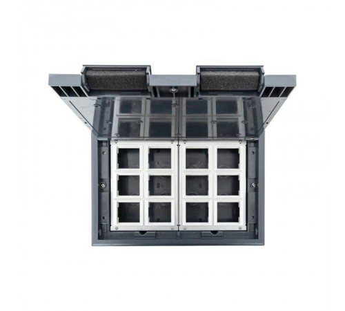 Лючок напольный с изменяемой глубиной C-Line 24 (с приборной рамкой) EKF  cl-ln-k-24  EKF