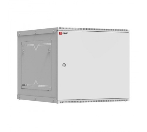 Шкаф телекоммуникационный настенный разборный 9U (600х650) дверь металл, Astra A серия EKF Basic  ITB9M650D  EKF