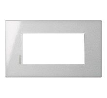 AXOLUTE Air рамка,итальянская модульность, 4 модуля, Алюминий  HW4804HC  Legrand