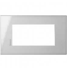 AXOLUTE Air рамка,итальянская модульность, 4 модуля, Алюминий  HW4804HC  Legrand