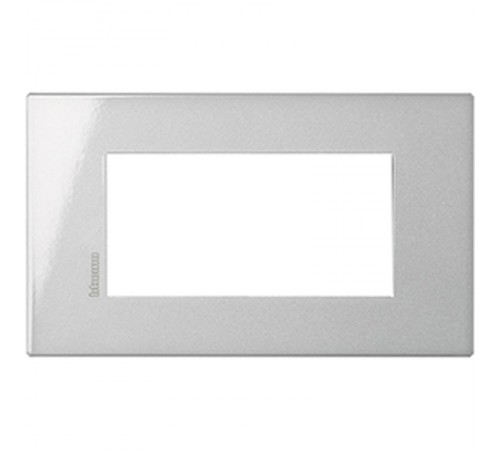 AXOLUTE Air рамка,итальянская модульность, 4 модуля, Алюминий  HW4804HC  Legrand