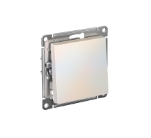 AtlasDesign Жемчуг Выключатель 1-клавишный сх.1, 10АХ, механизм  ATN000411  SE