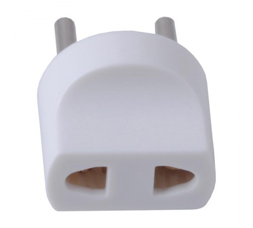 ADP6-04-20 Переходник сетевой Питер б/з, 250В, 6A, белый  32860  STEKKER