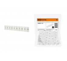 Маркировка цифровая (1-10) для клемм ЗНН-2,5мм2 (Ph-C ZB 5)  SQ0803-1133  TDM