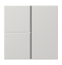 Набор клавиш для сенсорного модуля KNX, тройной, светло-серый  LS403TSALG  Jung