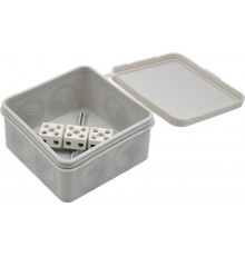 КРП 2404, Коробка разветвительная противопожарная (огнестойкая), серый 100х100х50  КРП 2404  HEGEL