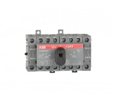 Реверсивный рубильник OT25F4C до 25A 4х-полюсный для установки на DIN-рейку или монтажную плату (с резерв. ручкой)  1SCA104877R1001  ABB