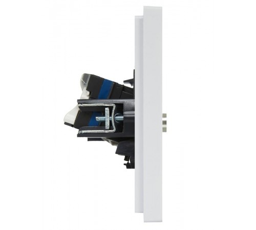 FORTE&PIANO Розетка двойная TV+RJ45 кат.6 FP237 белый  FP-AK20-2-K01  IEK