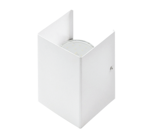 Светильник накладной двусторонний GX53S-WALL 2MW под лампу GX53 230B матовый белый  4690612024455  IN HOME