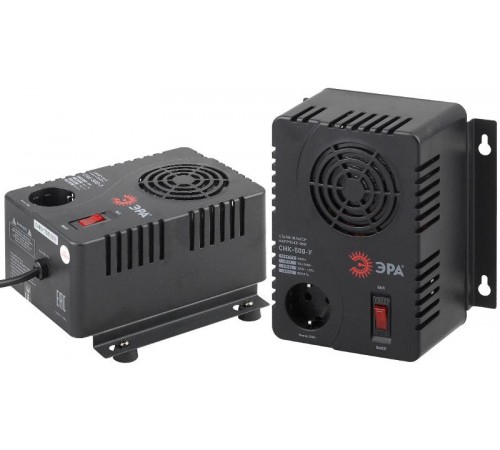 СНК-500-У  ЭРА Стабилизатор напр. компакт, универс., 160-260В/220В, 500ВА  Б0031063  ЭРА