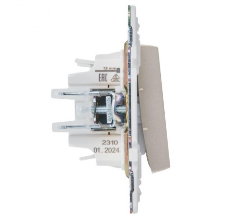 SKANDY Выключатель 3-клавишный 10А SK-V11Sh шампань  SK-V30-0-10-K37  IEK