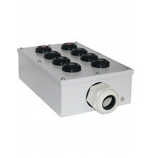 ПКУ-15-21.241-54У2 (6*ВК30-10-11110-54(1з+1р) черная + 2*ВК30-10-11110-54(1з+1р) красная + PG-36), пост управления (ЭТ)  ET054497  Электротехник