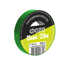 Изолента 15/20 желто-зеленая TP-15/20  5013339  ФАZА