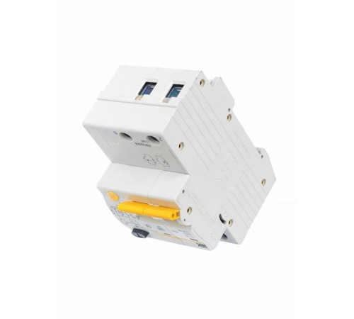 Выключатель автоматический дифференциального тока АД12 2п 25А C 30мА тип AC (3 мод)  MAD10-2-025-C-030  IEK