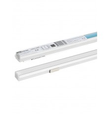 Алюминиевый профиль накладной 1612 (2 м), матовый рассеиватель, 2 заглушки, 4 крепежа  SQ0331-0484  TDM