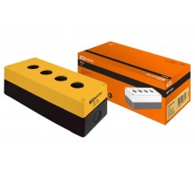 Корпус КП104 для кнопок 4места желтый   SQ0705-0009  TDM
