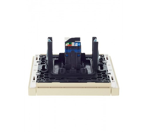 FORTE&PIANO Розетка комп. RJ45 кат.6 FP431 ваниль  FP-K10-2-K10  IEK