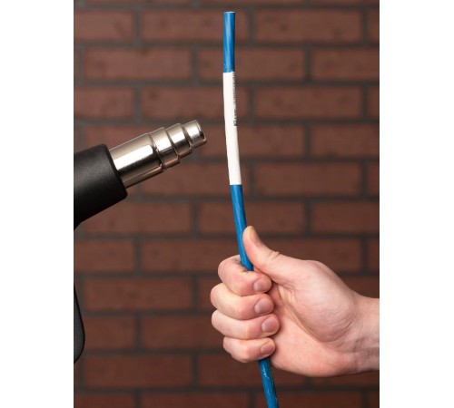 Термоусаживаемая трубка ТУТ нг 12/6 белая EKF PROxima  tut-12-w  EKF