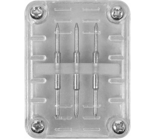 Соединитель 3W для квадр. дюралайта LED-F3W со светодиодами, пластик (продажа упаковкой) LD126  26104  FERON