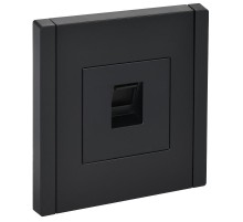 FORTE&PIANO Розетка комп. RJ45 кат.6 FP131 черный  FP-K10-2-K02  IEK