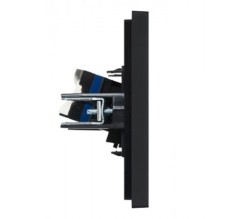 FORTE&PIANO Розетка комп. RJ45 кат.6 FP131 черный  FP-K10-2-K02  IEK