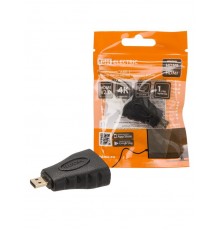 Переходник "АВП 1" штекер micro HDMI - гнездо HDMI, позолоченные контакты,  SQ4040-0101  TDM