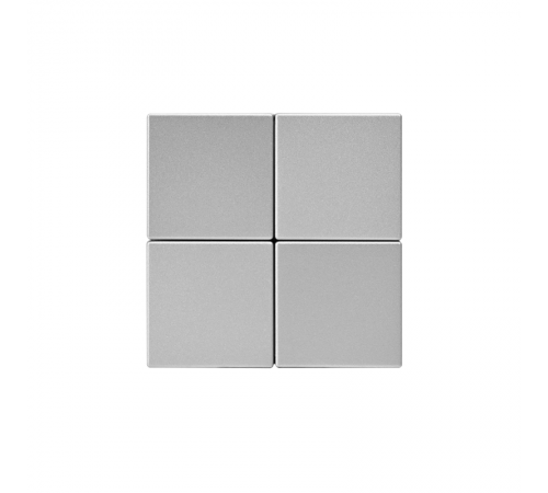 ArtGallery Алюминий Выключатель сценарный 4-клавишный, сх. 1  GAL000374  SE