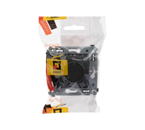 Механизм управления вентиляторами в стену, "Avanti", "Черный матовый"  4412173  DKC