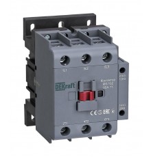 Контактор 95А 110В АС3 АС4 1НО+1НЗ КМ-102  22336DEK  DEKraft