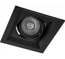 Светильник встраиваемый карданный под лампу MR16 DLT201 1x50W MR16 G5.3 черный  32441  FERON