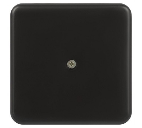 Распаячная коробка  BS-B-75-75-20 75х75х20мм без клеммы черная IP40 BS-B-75-75-20  Б0061803  ЭРА