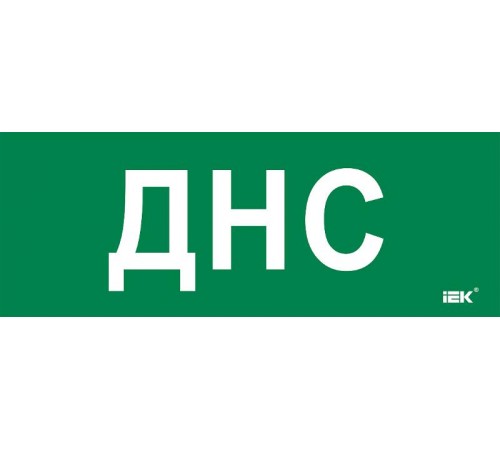 Этикетка самокл. 350х130мм "ДНС"  LPC10-2-35-13-DNS  IEK