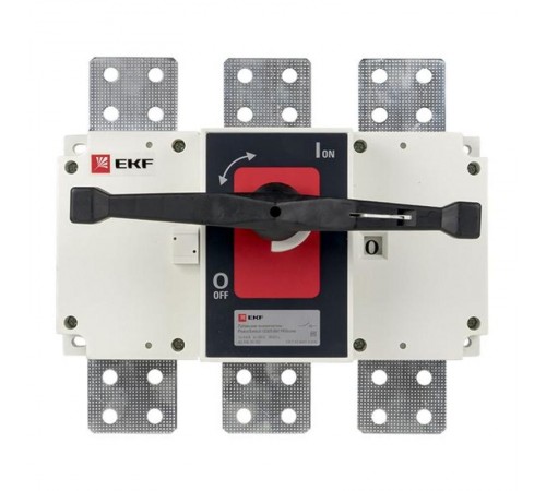 Рубильник-выключатель 1250A 3P c рукояткой управления для прямой установки PowerSwitch  psds-1250-3  EKF