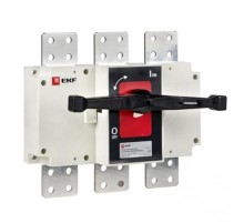 Рубильник-выключатель 1600A 3P c рукояткой управления для прямой установки PowerSwitch  psds-1600-3  EKF