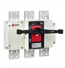 Рубильник-выключатель 1250A 3P c рукояткой управления для прямой установки PowerSwitch  psds-1250-3  EKF