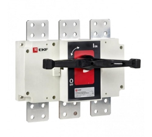Рубильник-выключатель 1600A 3P c рукояткой управления для прямой установки PowerSwitch  psds-1600-3  EKF
