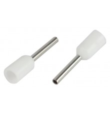 Наконечник-гильза ЭРА NO-225-59 НШвИ 0,5-8 с изолированным фланцем (упаковка 500 шт.)   Б0063416  ЭРА