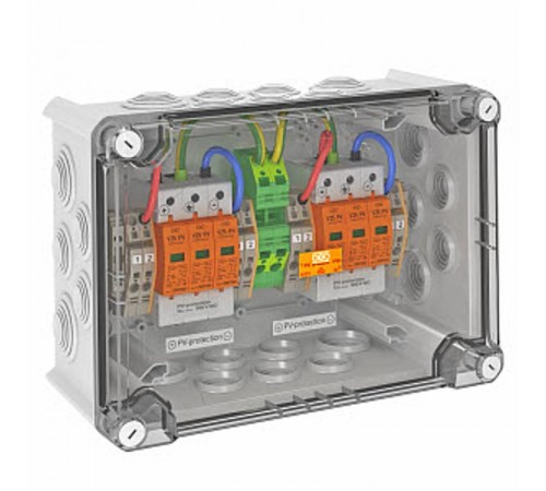 Комплект УЗИП в защитном корпусе (Класс I+II), 900 В (VG-BCPV900K 22)  5088566  OBO Bettermann
