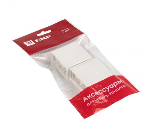 Соединитель (40х16) (4 шт) Plast EKF PROxima Белый    conw-40-16x4   EKF 