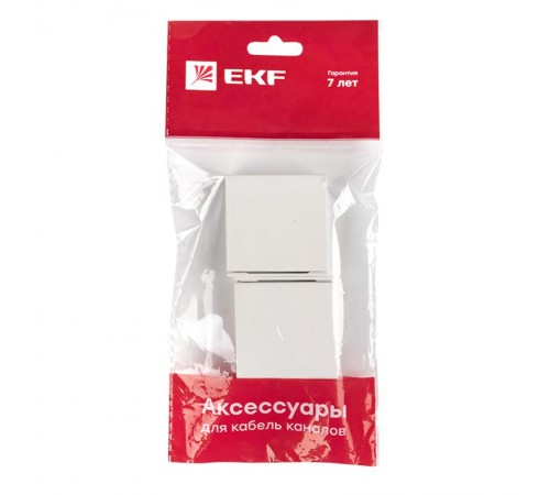 Соединитель (40х16) (4 шт) Plast EKF PROxima Белый    conw-40-16x4   EKF 