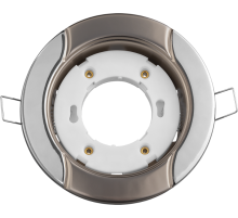 Светильник встраиваемый под лампу GX53 NGX 93 056 NGX-R8-006-GX53 (Волна хром-черный)  93056  Navigator